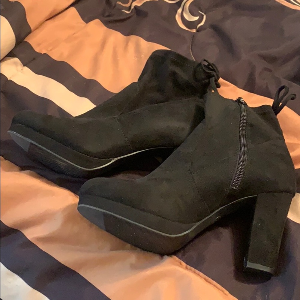 Black booties